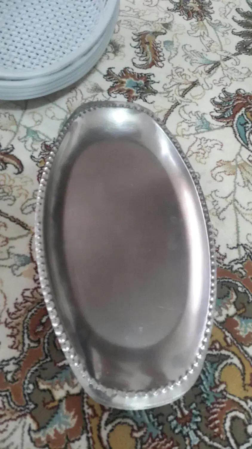 سینی استیل|ظروف سرو و پذیرایی|قم, نوبهار|دیوار