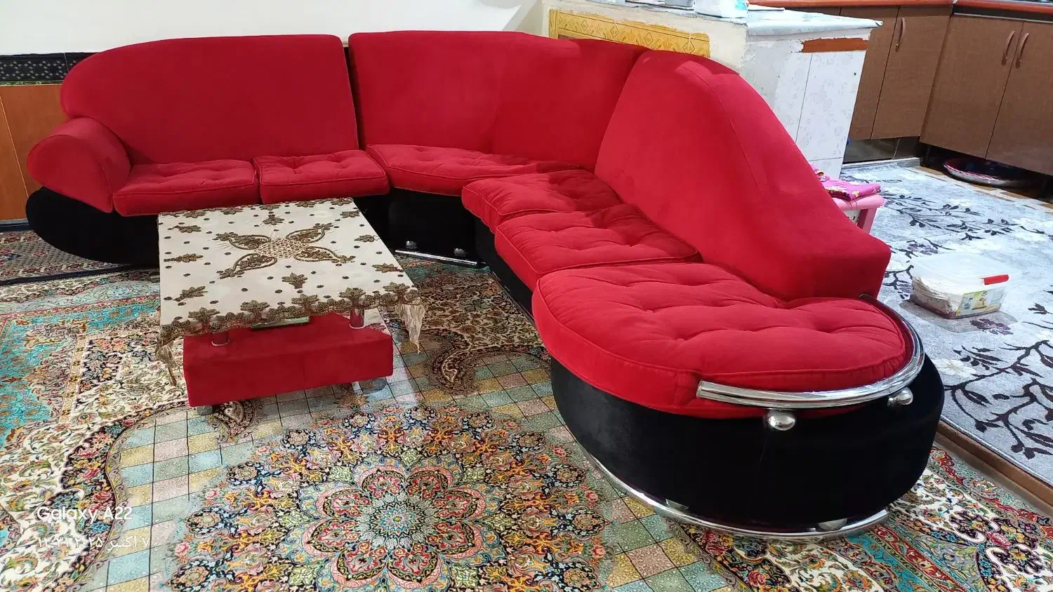 مبل راحتی ۷نفری مدل L|مبلمان خانگی و میز عسلی|پارس‌آباد, |دیوار