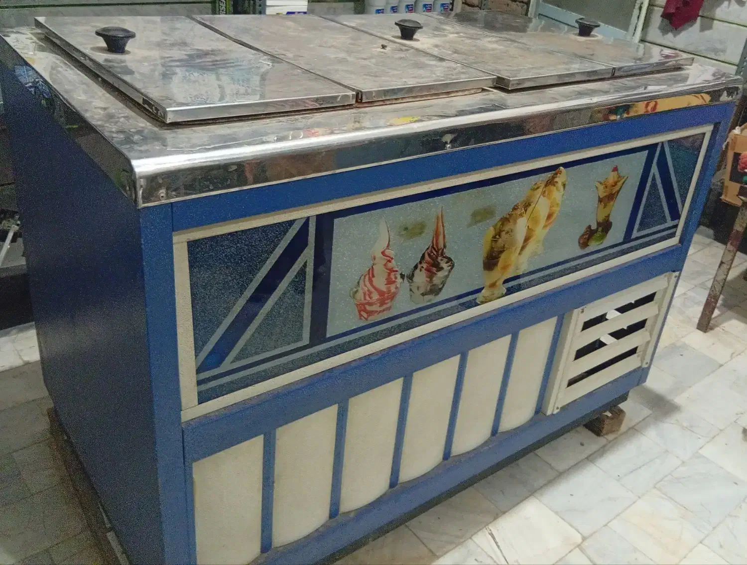 یخچال فریزر بستنی|فروشگاه و مغازه|انبارآلوم, |دیوار