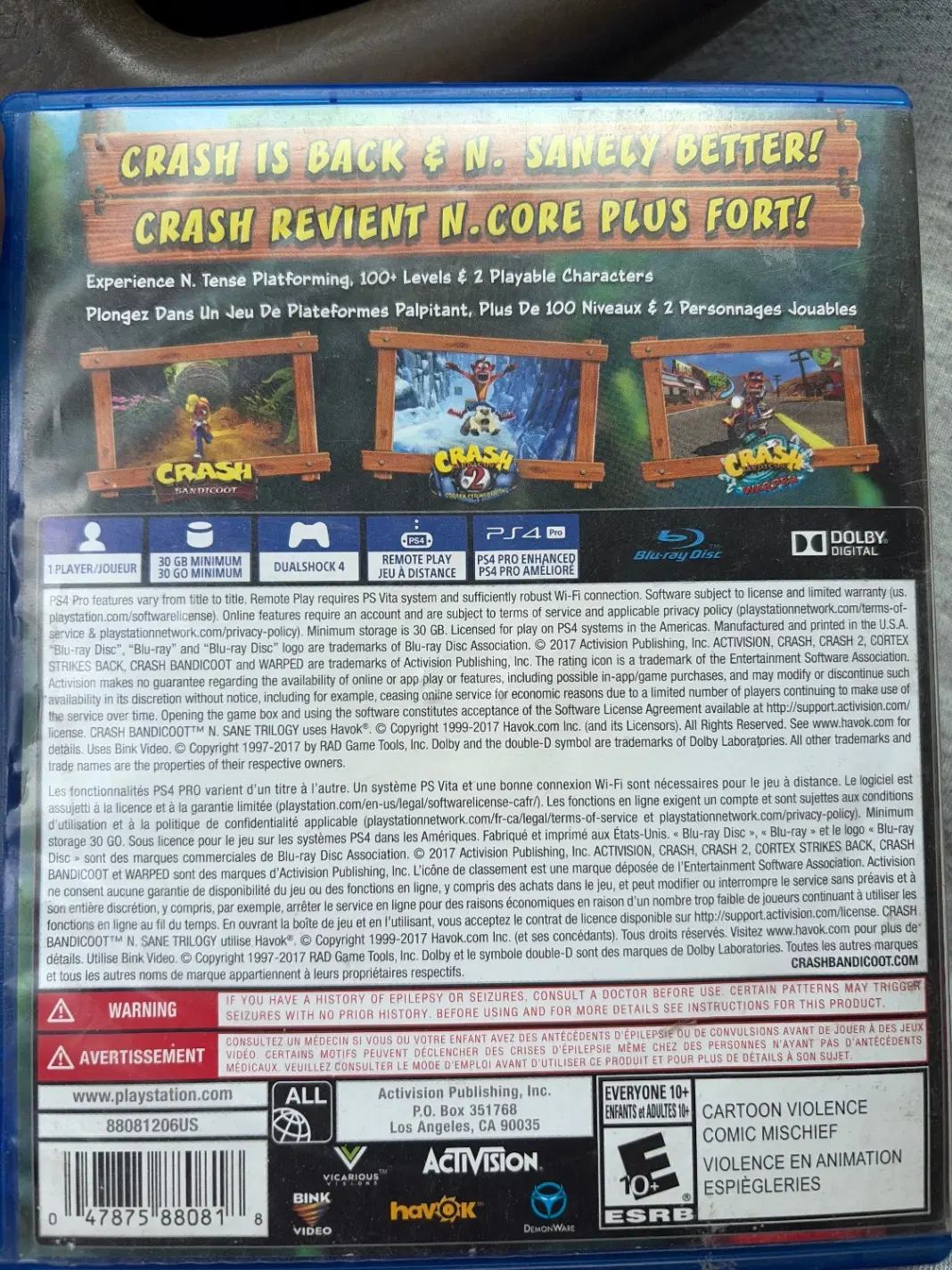کراش crash bandicoot|کنسول، بازی ویدئویی و آنلاین|تهران, تهراننو|دیوار