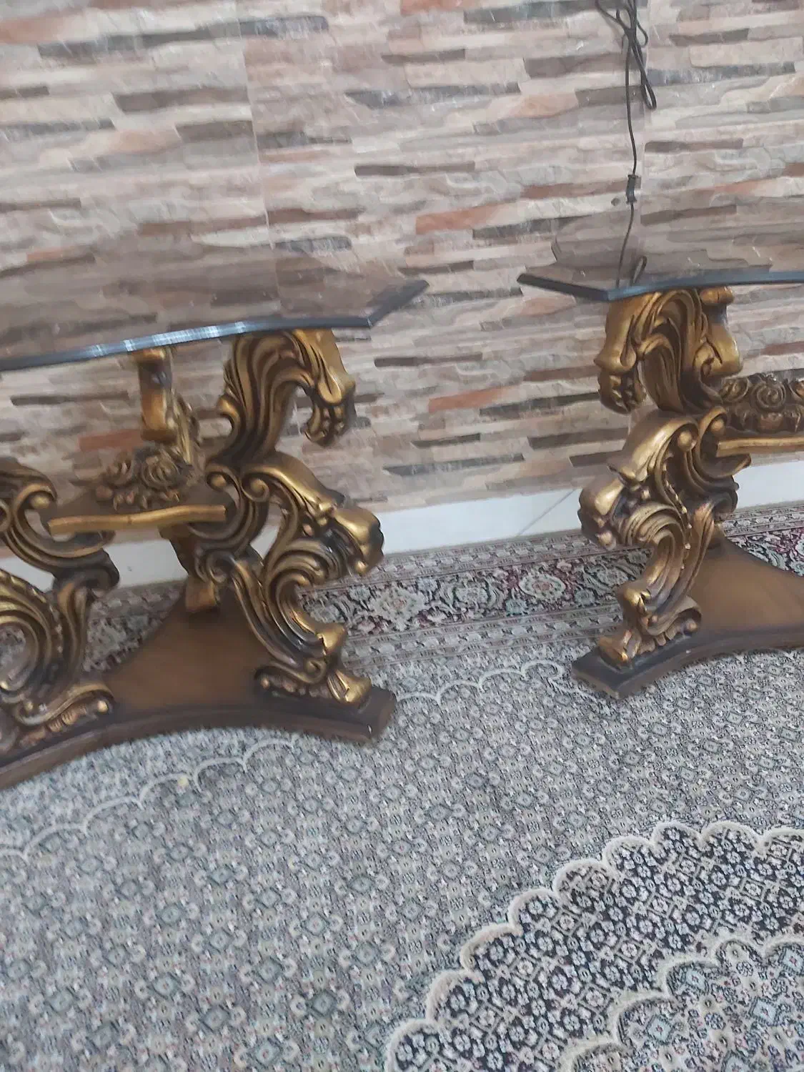 دو عدد میز عسلی شیشه ای|مبلمان خانگی و میز عسلی|تهران, پردیسان|دیوار