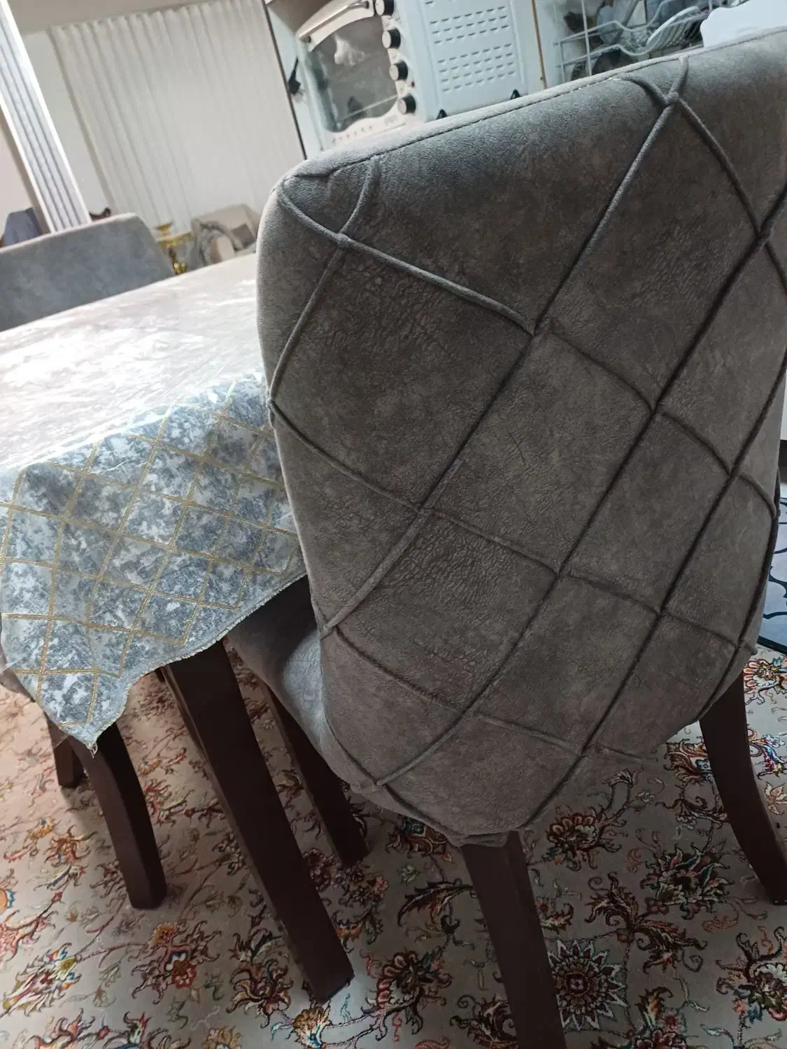 میزغذاخوری ۴نفره|میز و صندلی غذاخوری|قره چای, |دیوار