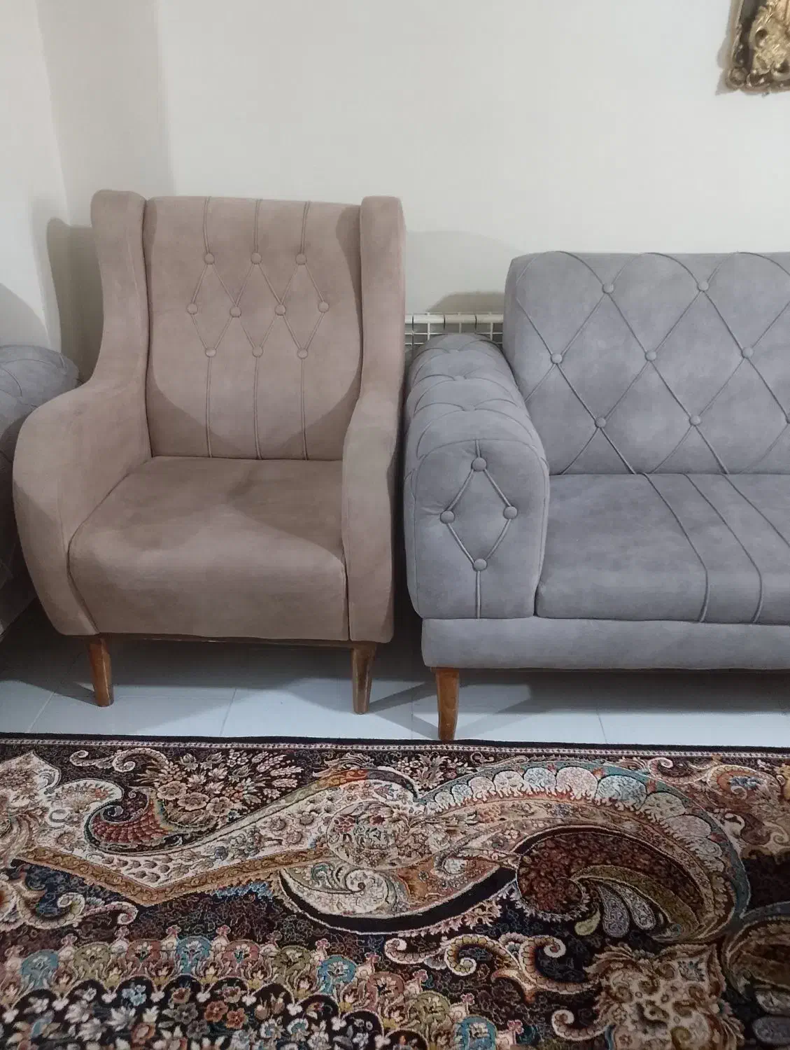 مبل چستر کلاسیک 7 نفره|مبلمان خانگی و میز عسلی|بومهن, |دیوار