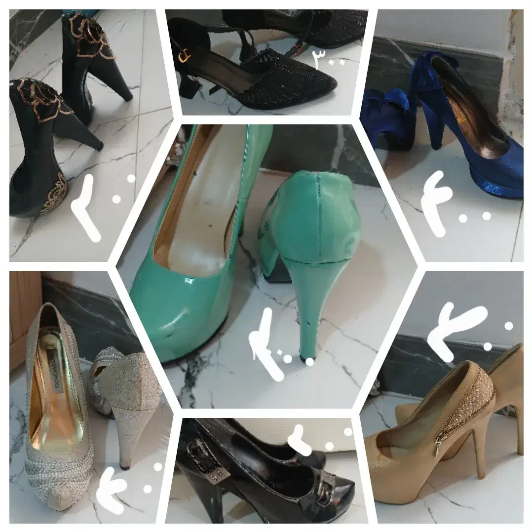 کفش مجلسی در حد نو|کیف، کفش، کمربند|قرچک, میرزائی شمالی|دیوار