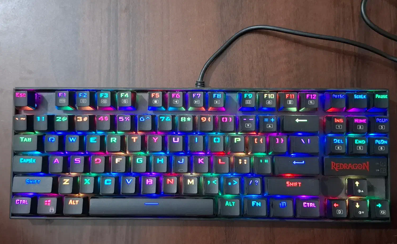 کیبورد رداگون مدل k552 سوئیچ قرمز|قطعات و لوازم جانبی رایانه|باغستان, |دیوار