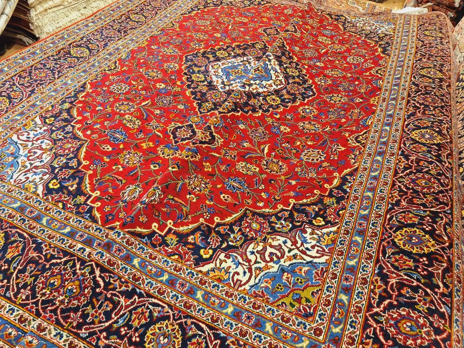 جفت فرش ۹متری دستباف لاکی کاشان|فرش|تهران, اکباتان|دیوار