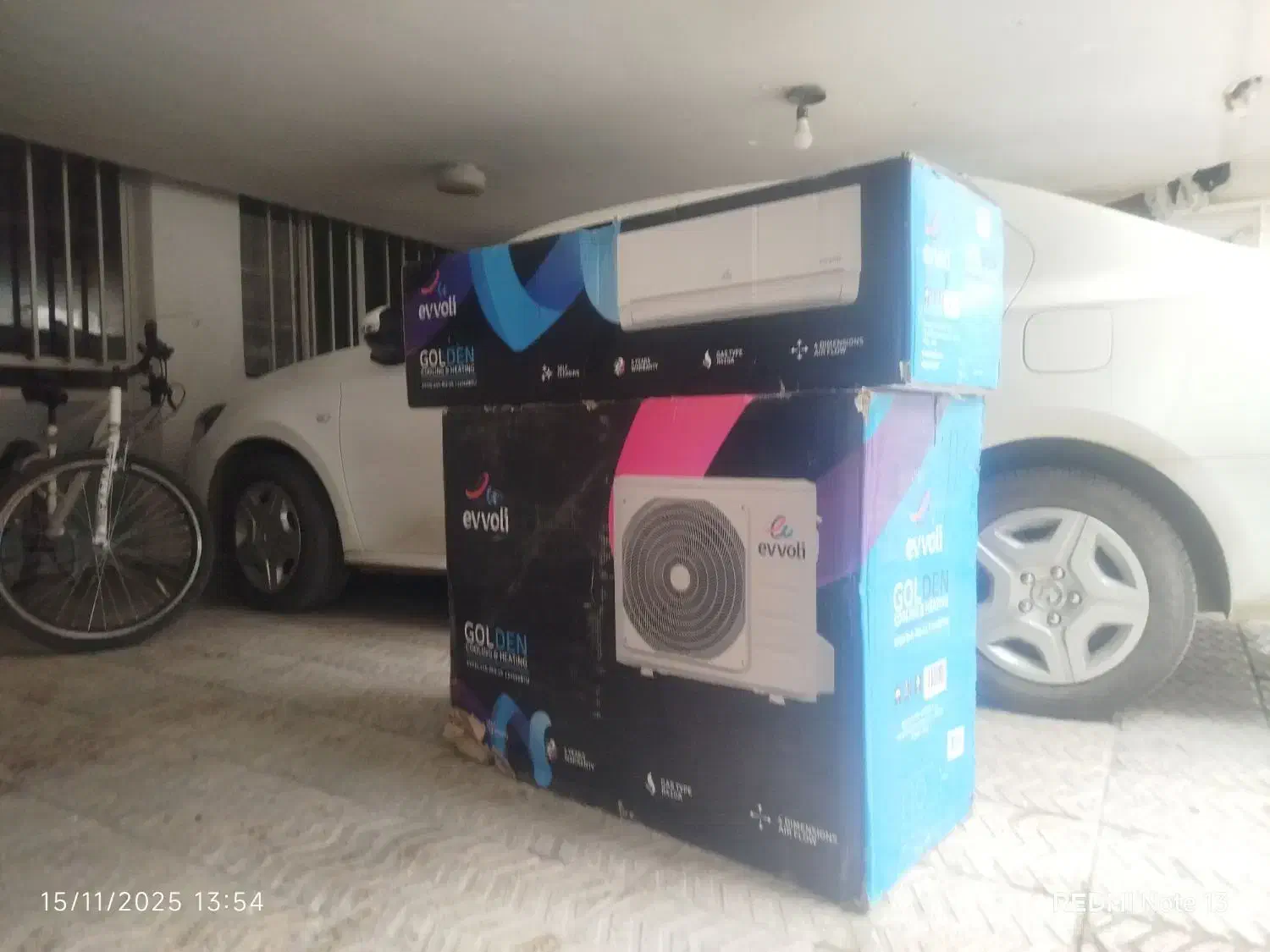 کارتون کولر 24 هزار evvoli|کولر گازی و فن‌کوئل|خرم‌آباد, |دیوار