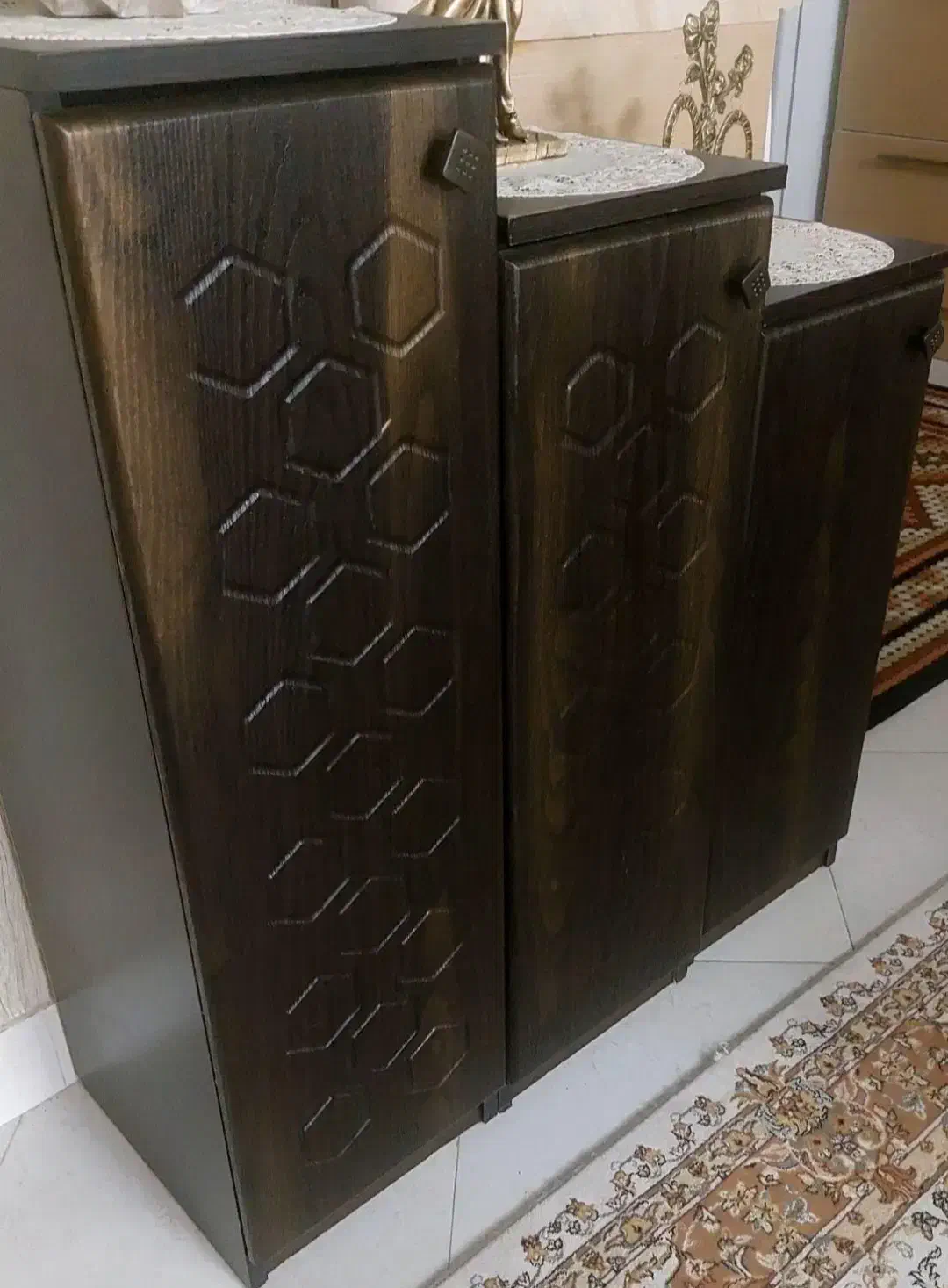 جاکفشی سه تیکه|جاکفشی، کمد، دراور|سهند, |دیوار