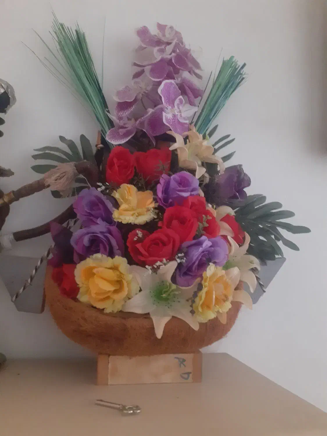 گل بزرگ درحدنو|گل مصنوعی|زنجان, |دیوار