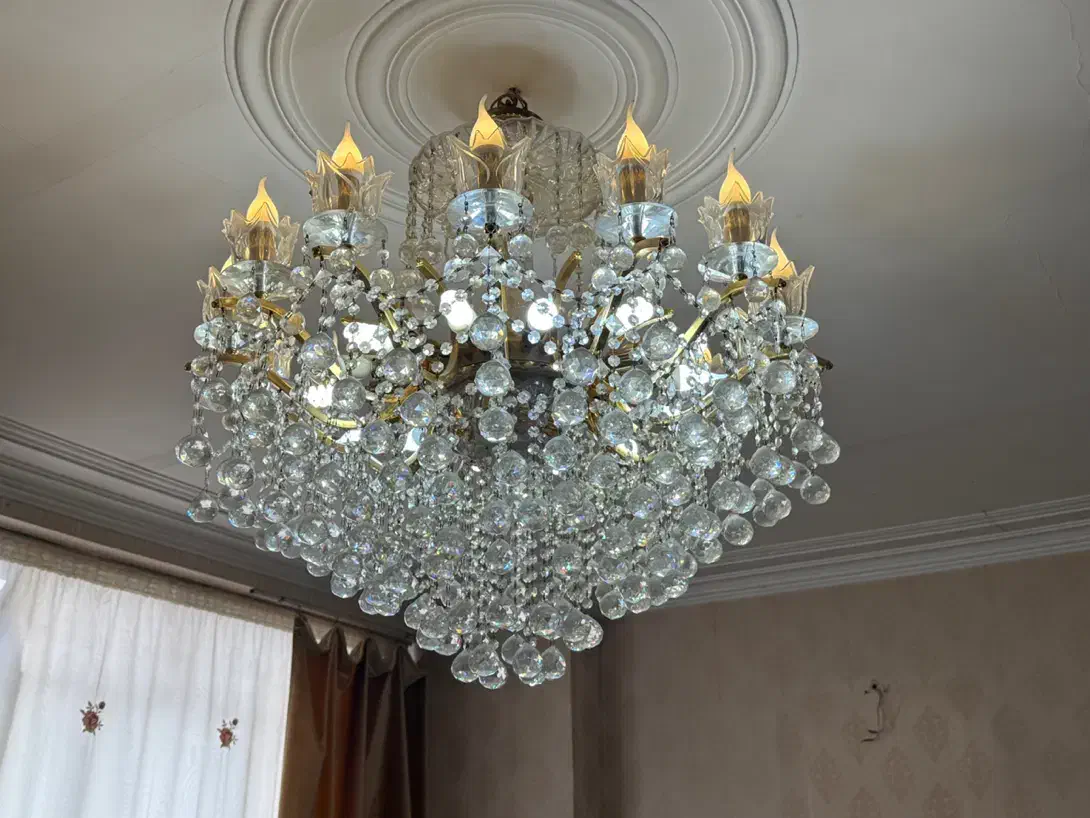 دو عدد لوستر بزرگ و کوچیک ست همدیگه|لوستر و چراغ آویز|تهران, تهرانسر شرقی|دیوار