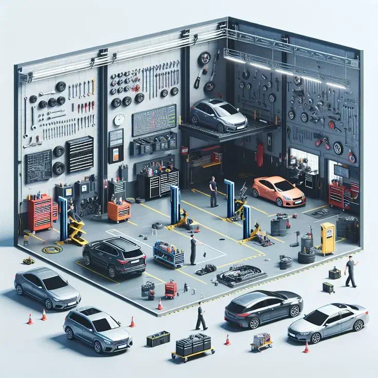 اجاره ۸۰۰متر گاراژ/فلکه فرودگاه/۱۰متر عرض/ کارواش|اجارهٔ مغازه و غرفه|شیراز, تحویلی|دیوار