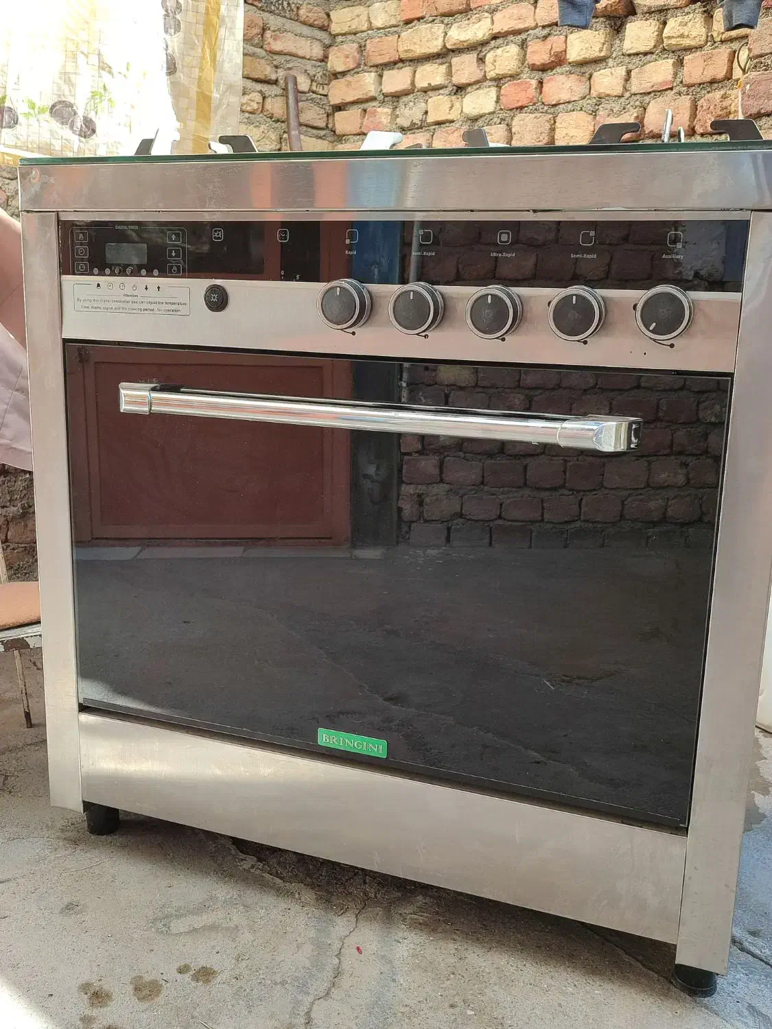 اجاق گاز ۵ شعله طرح فر|اجاق گاز و لوازم برقی پخت‌وپز|قروه, |دیوار