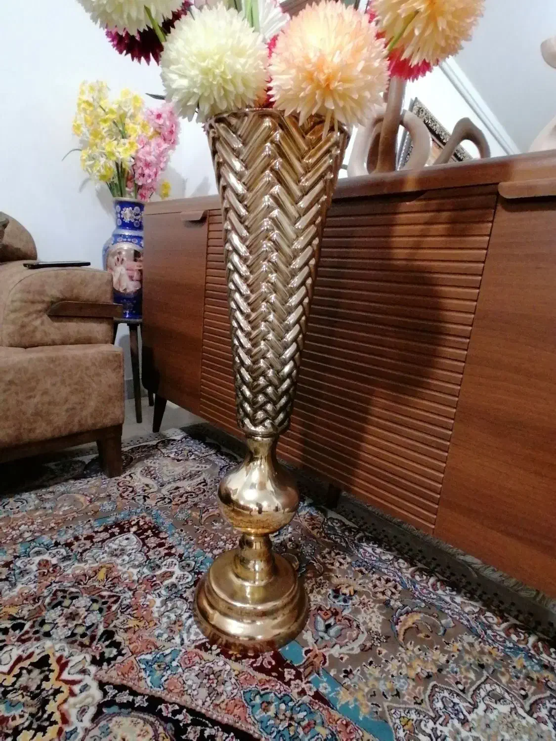 گلدان و گل|گل مصنوعی|کرمانشاه, |دیوار