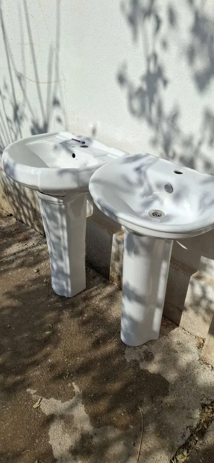 فروش دو عدد سنگ روشویی بدون شیر آلات|لوازم سرویس بهداشتی|شیراز, غدیر شمالی|دیوار