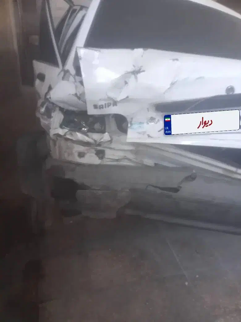 پراید سفید مدل ۹۷ تصادفی|خودرو سواری و وانت|اهواز, مستغلات|دیوار