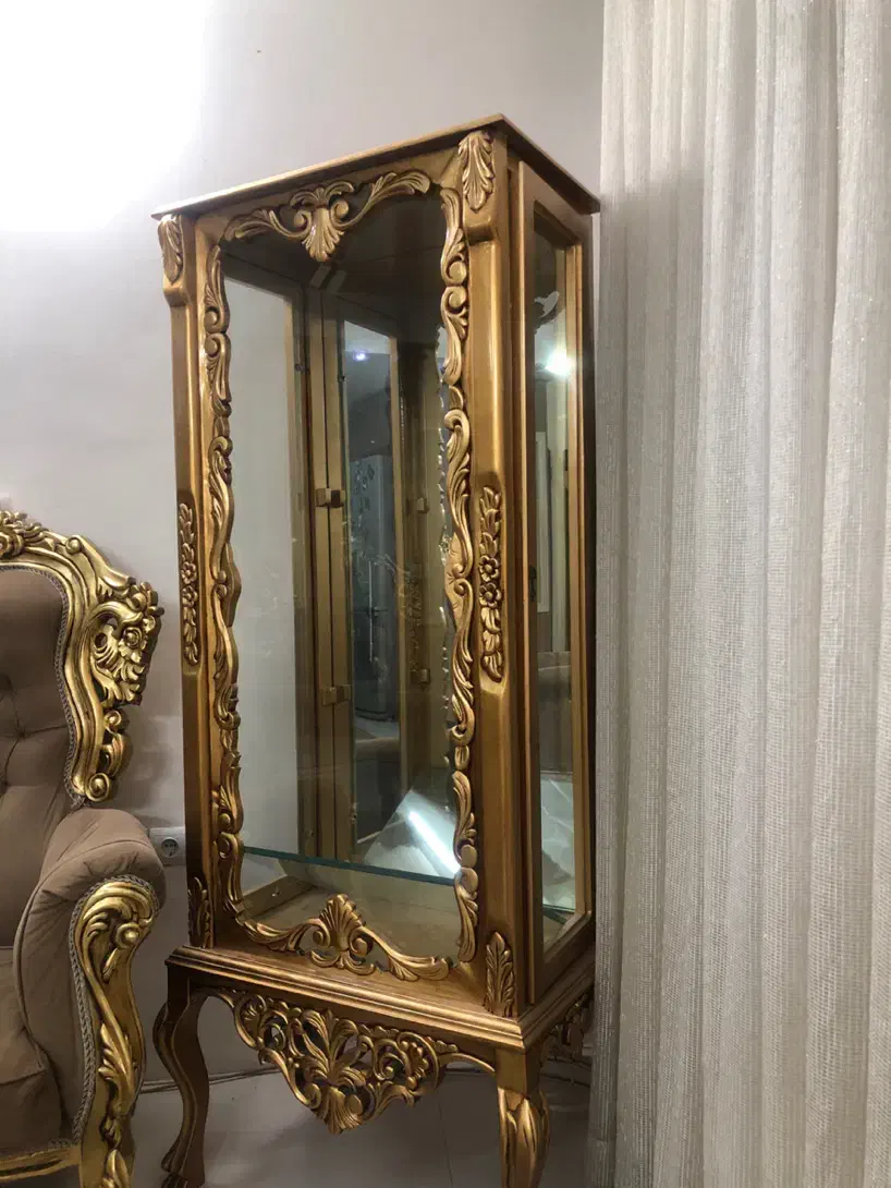 بوفه گنجه|بوفه، ویترین، کنسول|گلبهار, شهر جدید گلبهار|دیوار