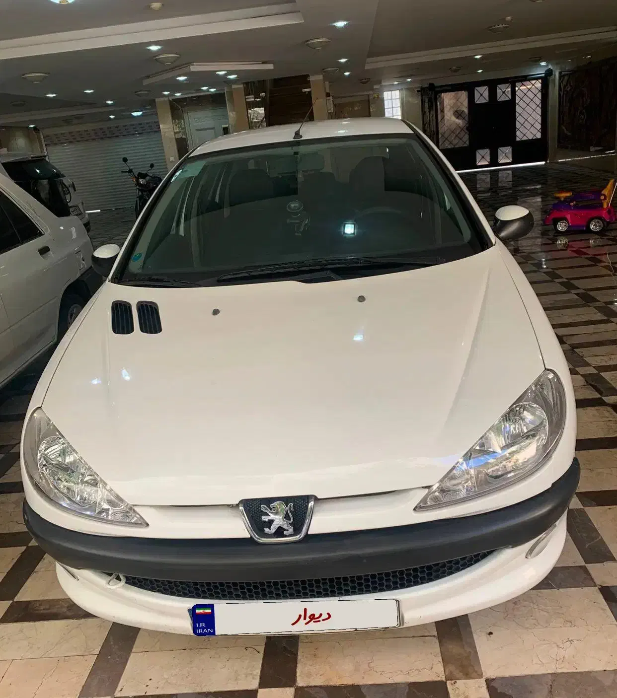 خودرو ۲۰۶ سفید تیپ ۵ مدل ۹۶|خودرو سواری و وانت|تهران, ائمه اطهار|دیوار