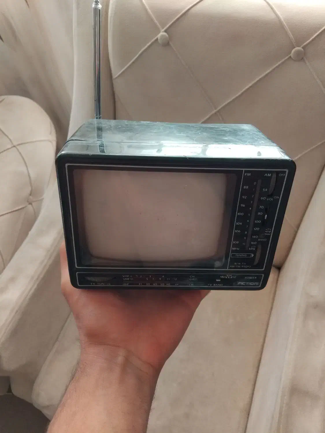 تلویزیون ریز عتیقه کلکسیونی|تلویزیون و پروژکتور|بروجرد, |دیوار