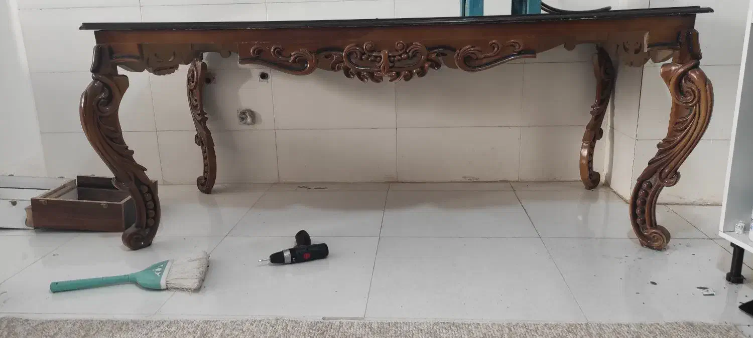 میز غذا خوری و کنفرانس|میز و صندلی غذاخوری|قم, شاه سید علی|دیوار