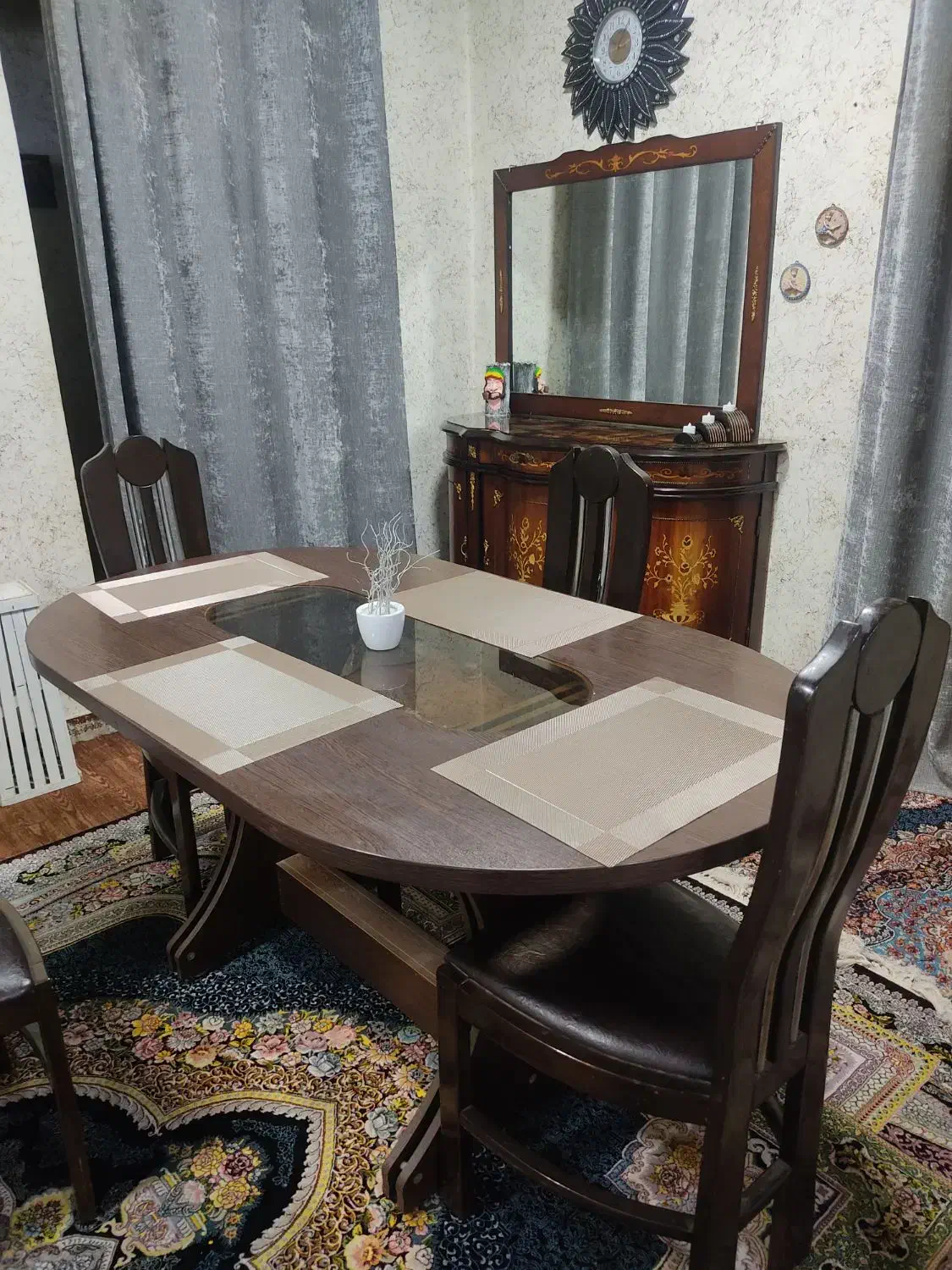 میز نهارخوری 6 نفره|میز و صندلی غذاخوری|اهواز, ناحیه صنعتی کارون|دیوار