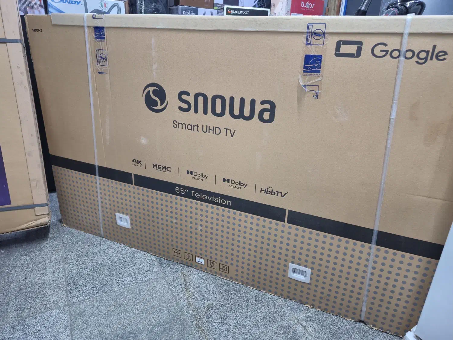 تلویزیون ۶۵ اسنوا آکبند SA700|تلویزیون و پروژکتور|مشهد, توس (بلوار توس)|دیوار