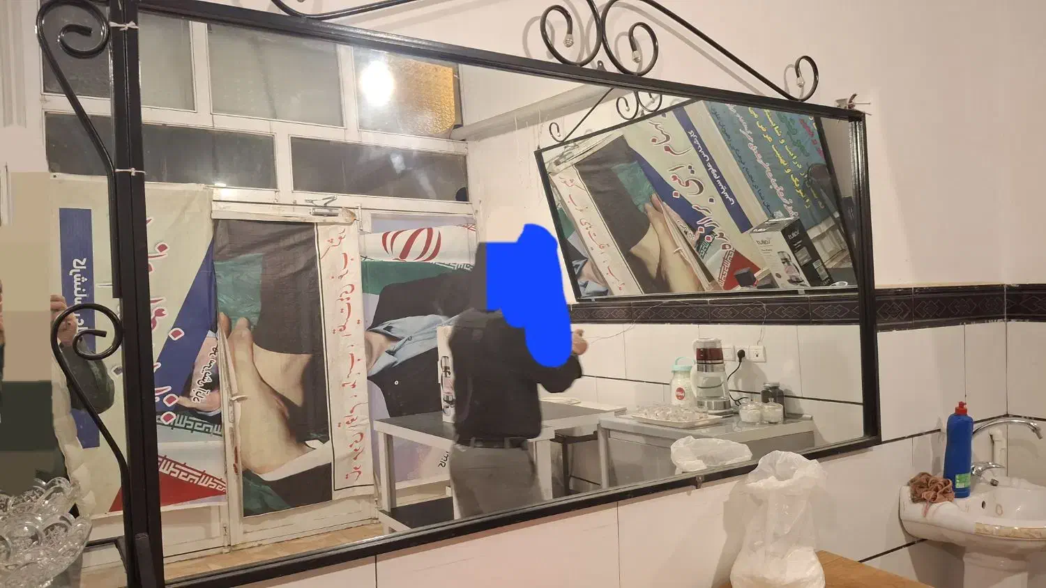 آینه مخصوص آرایشگاه ۳ جام بزرگ همراه قاب|آرایشگاه و سالن‌های زیبایی|قروه, |دیوار