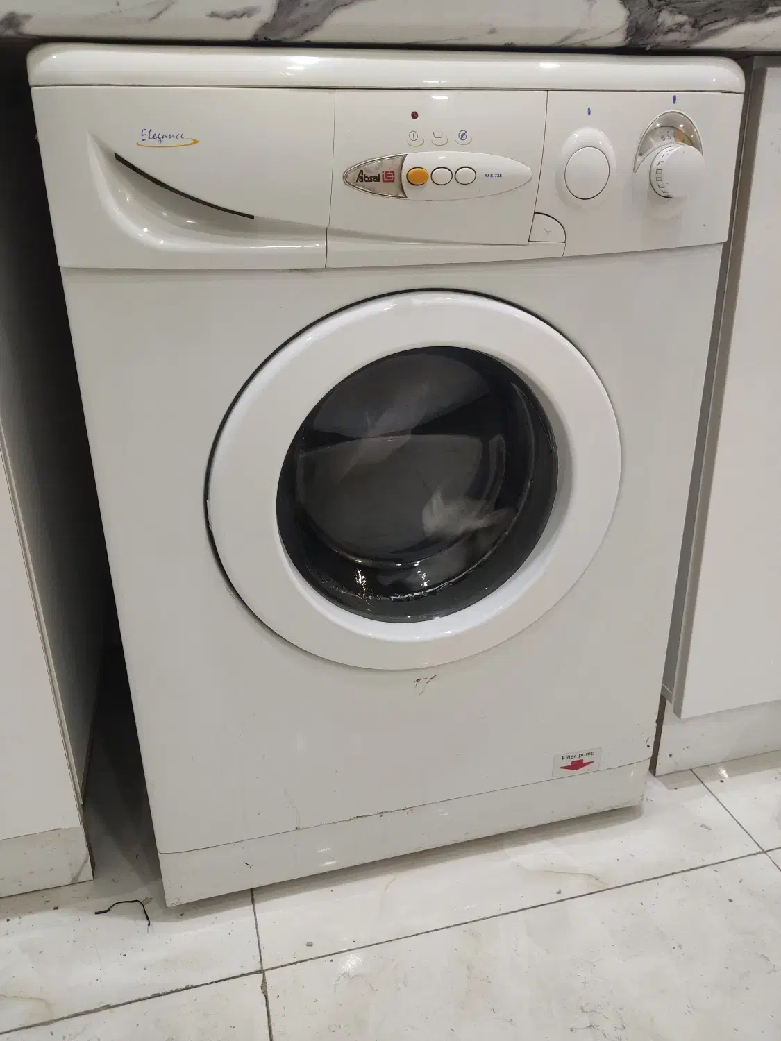 ماشین لباسشویی آبسال الگانس مدل afs-738|ماشین لباسشویی و خشک‌کن لباس|تهران, کرمان|دیوار