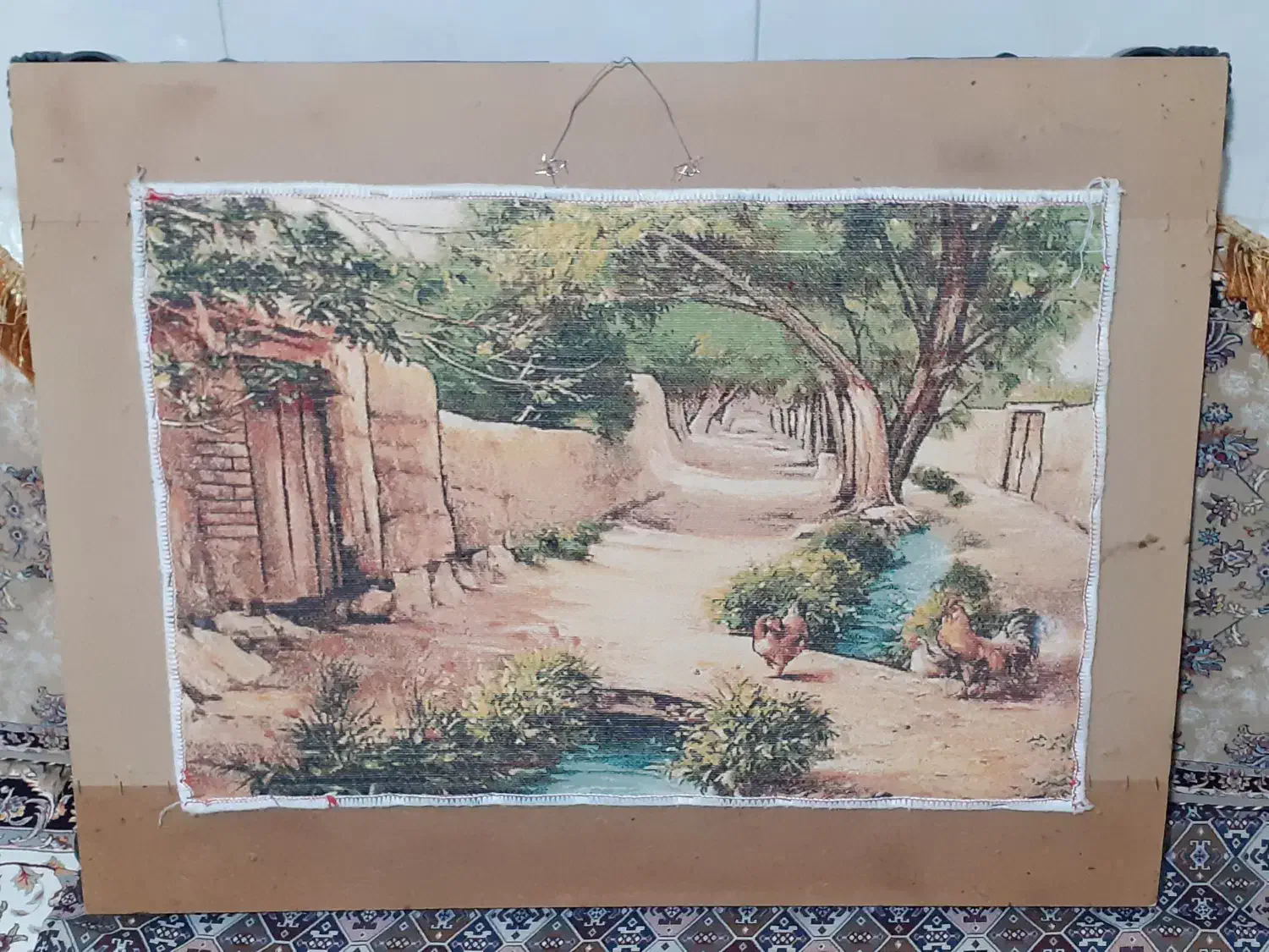 تابلو فرش|تابلو فرش|قم, علی آباد سعدگان|دیوار