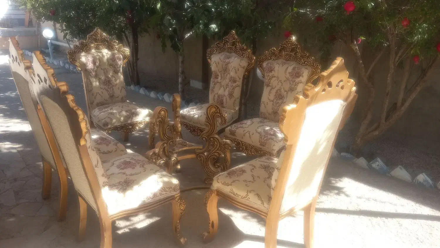 میز ناهارخوری سلطنتی|میز و صندلی غذاخوری|تاکستان, |دیوار