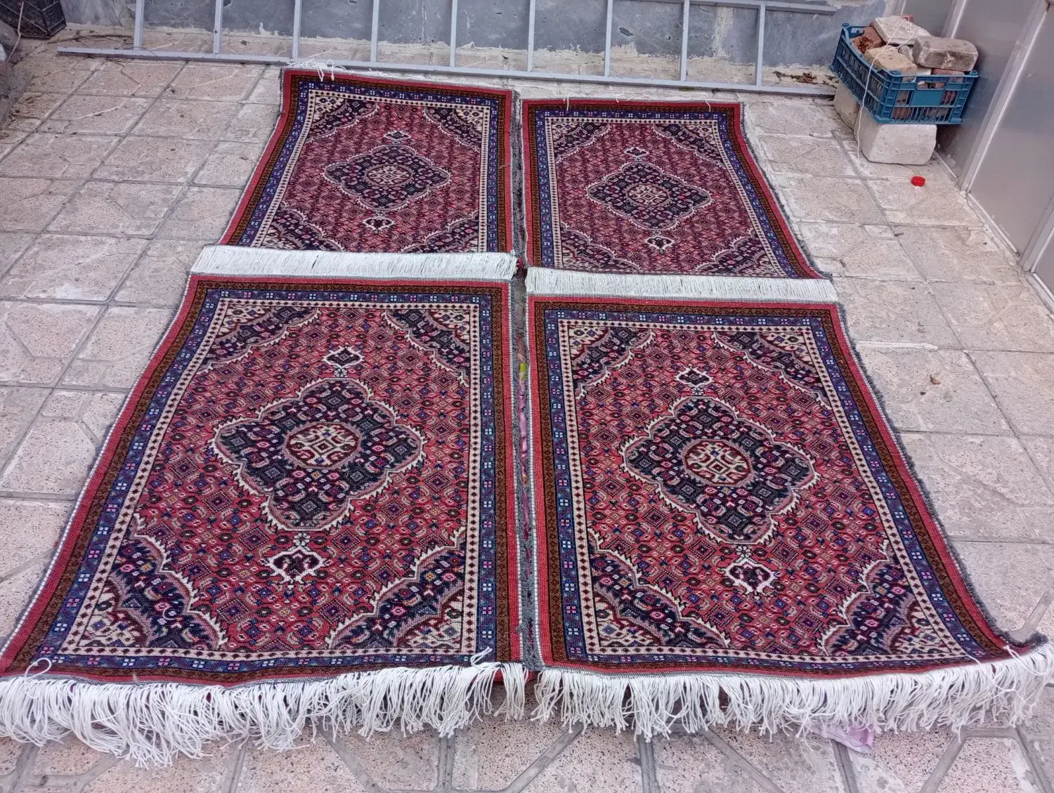 فرش قاپیچی(پادری) ۲ جفت (۴عدد)|فرش|اردبیل, |دیوار