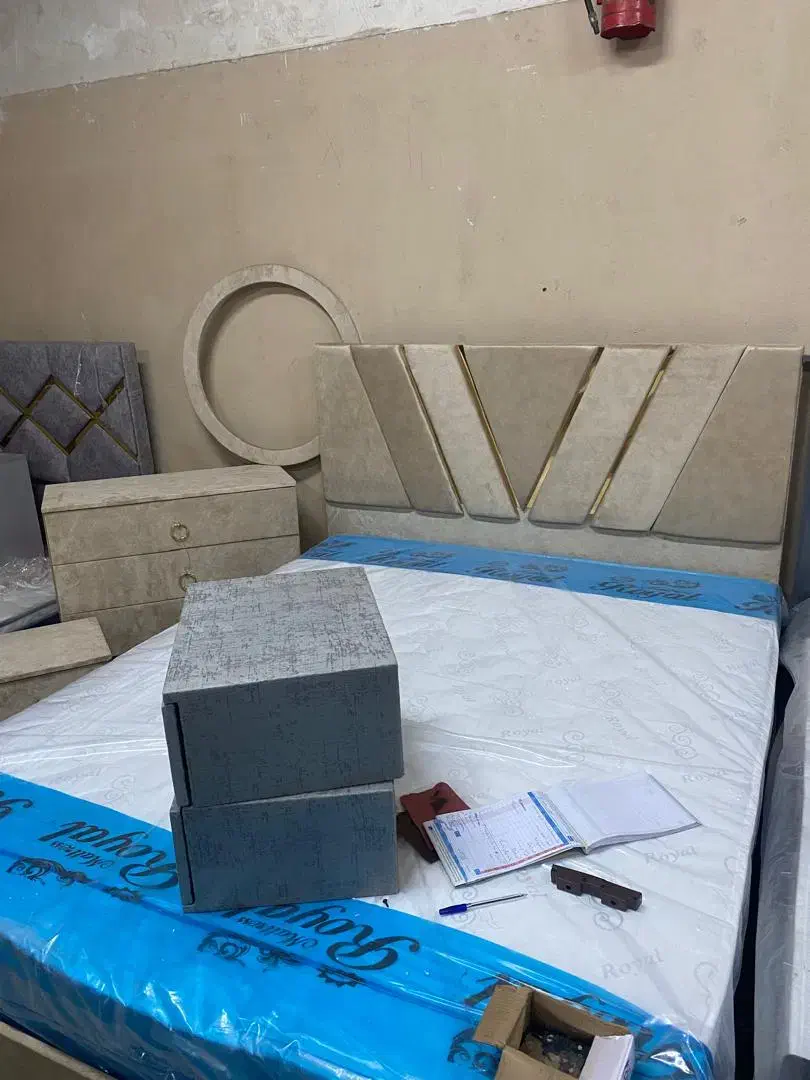 سرویس خواب تمام پارچه ای /چستر دوزی آکبند /|تخت و سرویس خواب|ارومیه, |دیوار