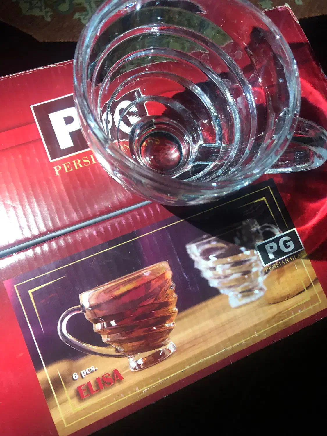 فنجان شفاف نو قیمت مناسب|ظروف سرو و پذیرایی|شاهین‌شهر, عطار|دیوار