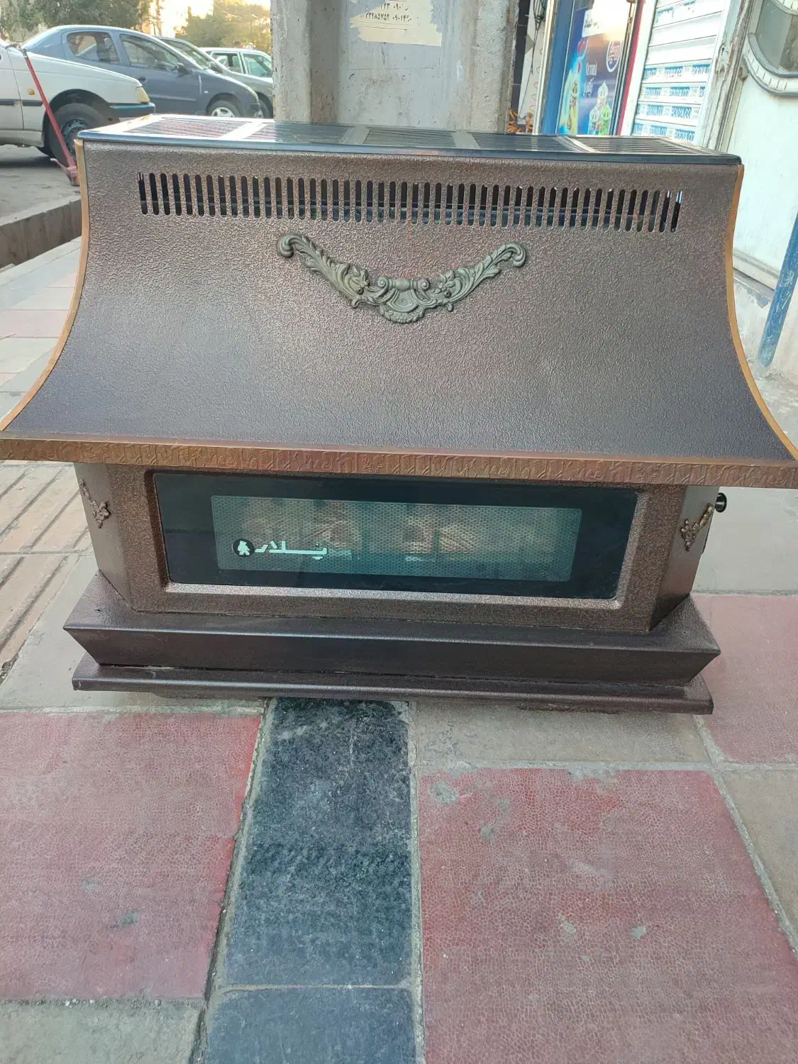 بخاری پُلار مدل شومینه ای سالم|بخاری، هیتر، شومینه|ملارد, |دیوار