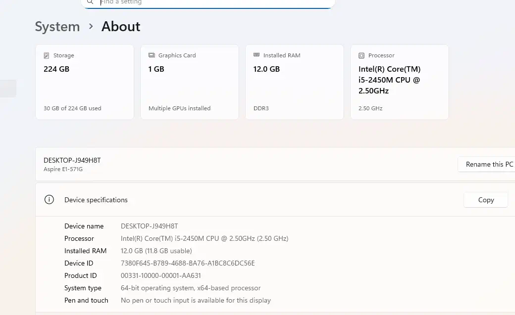 لپ تاپ Acer E1-571G|رایانه همراه|تهران, شهرک خرازی|دیوار