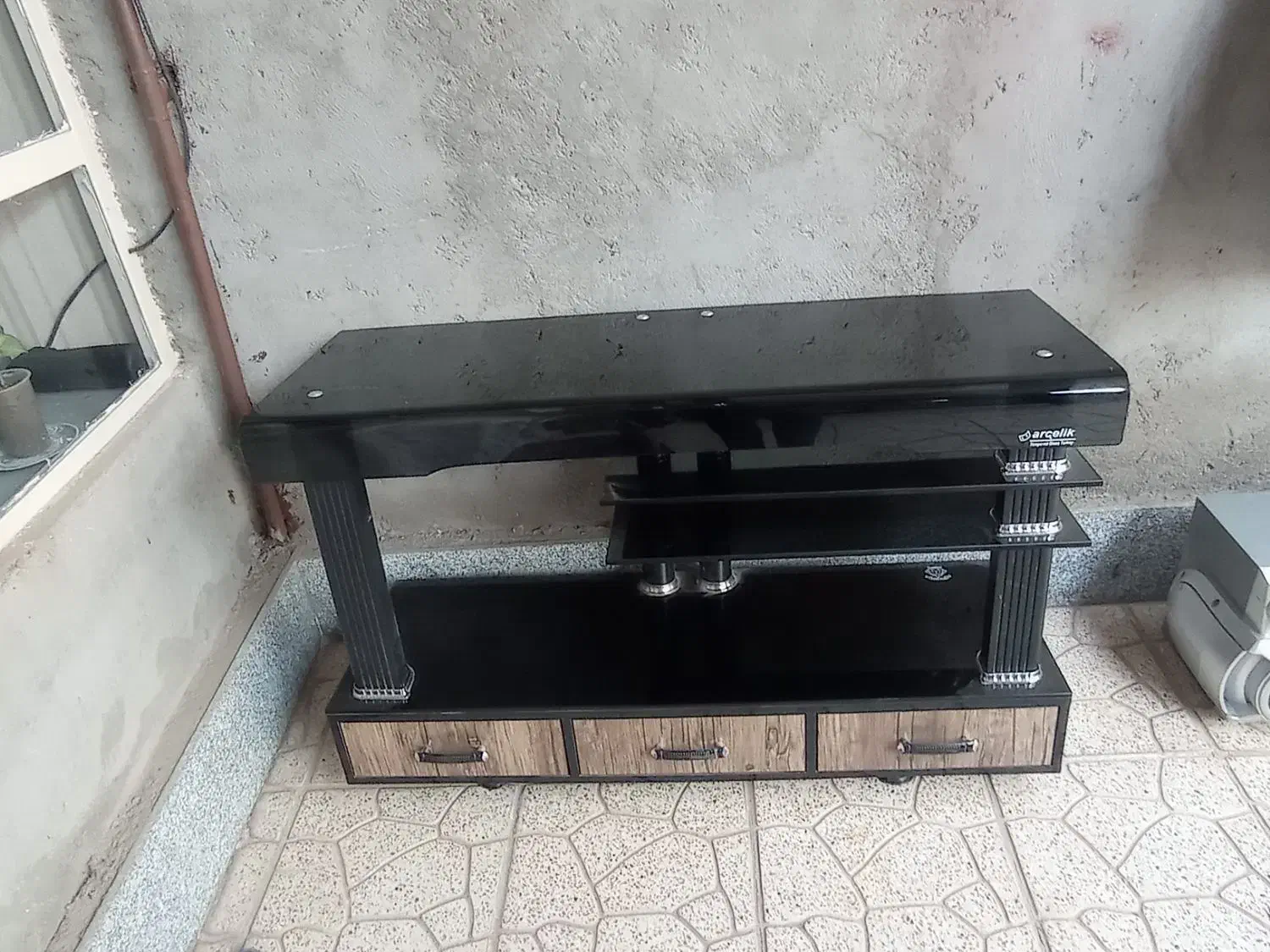 میز تلویزیون ظبط صوت|میز تلویزیون|خسروشاه, |دیوار