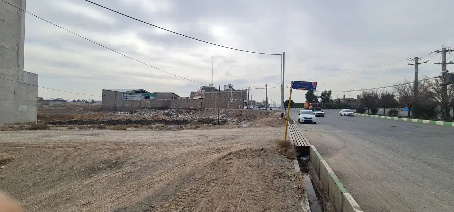 زمین دو بهر لب خیابان با سه تا سند ۶ دانگ قلفتی|فروش زمین و ملک کلنگی|قم, خداکرم|دیوار