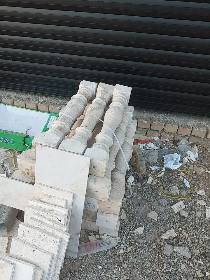 فروش نرده صراحی سنگی|مصالح و تجهیزات ساختمان|گلپایگان, |دیوار