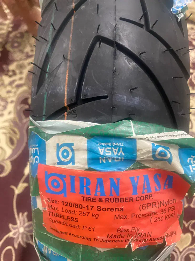 لاستیک موتور / ایران یاسا نو آک|قطعات یدکی و لوازم جانبی|اسلامشهر, مطهری|دیوار