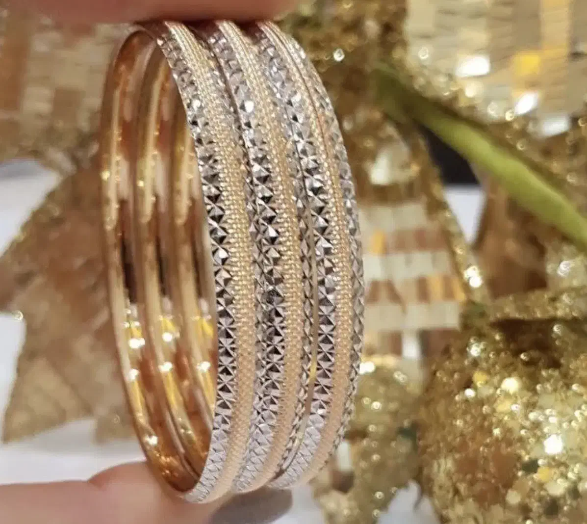 النگو الماسی مشابه طلا(با روکش آب طلا) هدیه روز زن|جواهرات|کرج, مهرویلا جنوبی|دیوار