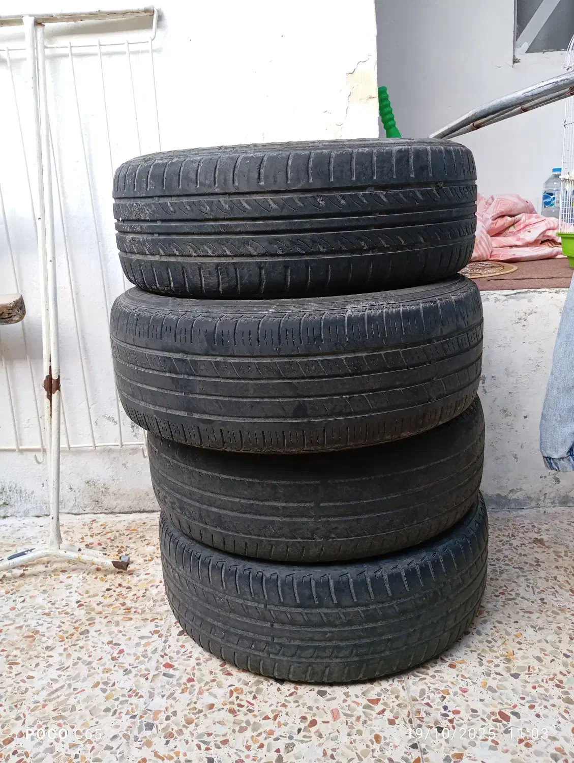 چهار حلقه لاستیک سمند. کارکرده معاوضه هم دارم|قطعات یدکی و لوازم جانبی|آستانه اشرفیه, |دیوار