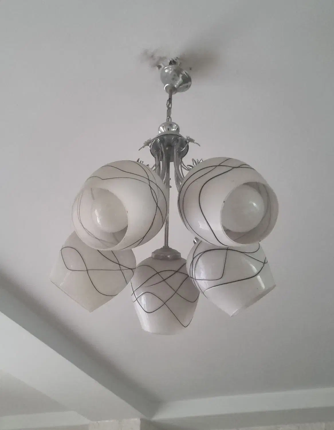 لوستر ۵ شعله|لوستر و چراغ آویز|شهریار, شهرک وائین|دیوار