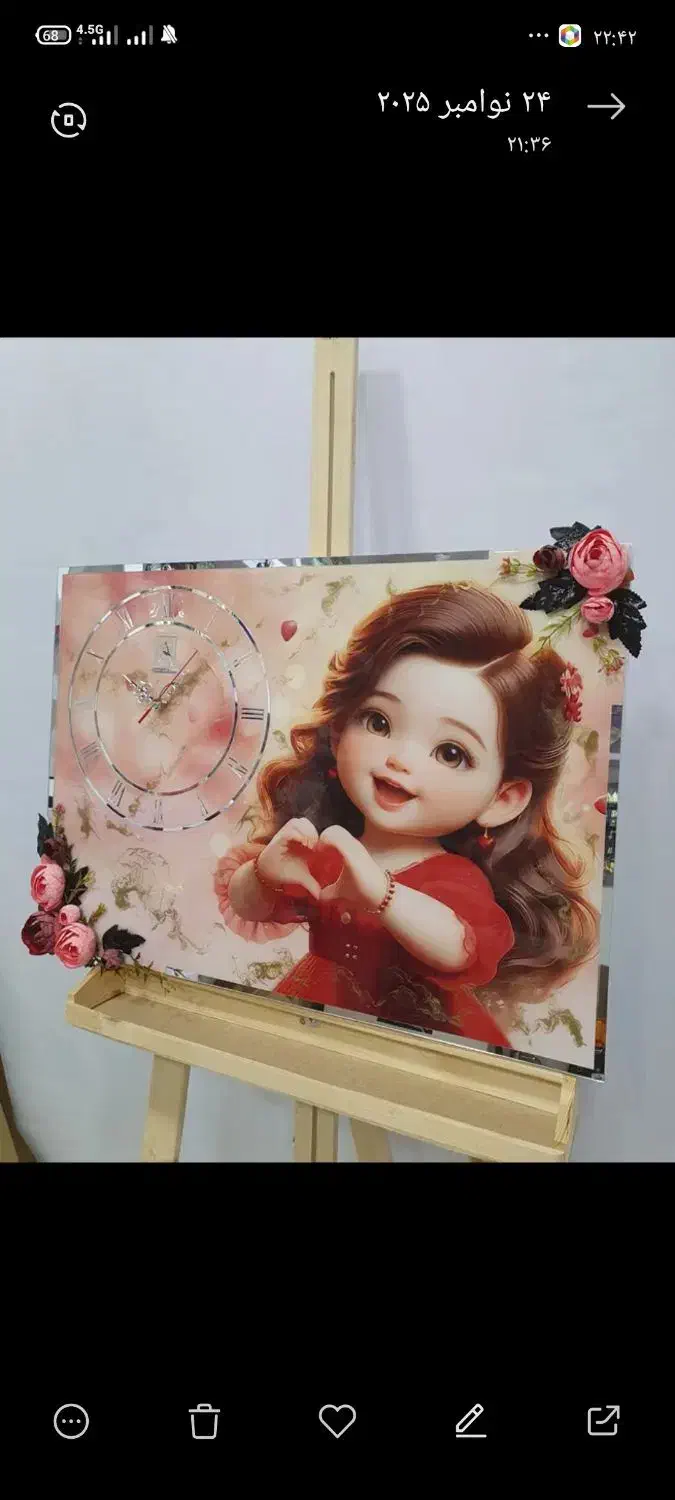 ساعت دیواری با عکس دلخواه|ساعت دیواری و تزئینی|مشهد, مشهدقلی|دیوار