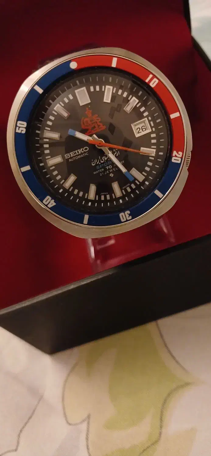 سیکواسپرت ارتشی شاهنشاهی اتوماتیک زه چرخاندار|ساعت|تهران, قاسمآباد|دیوار