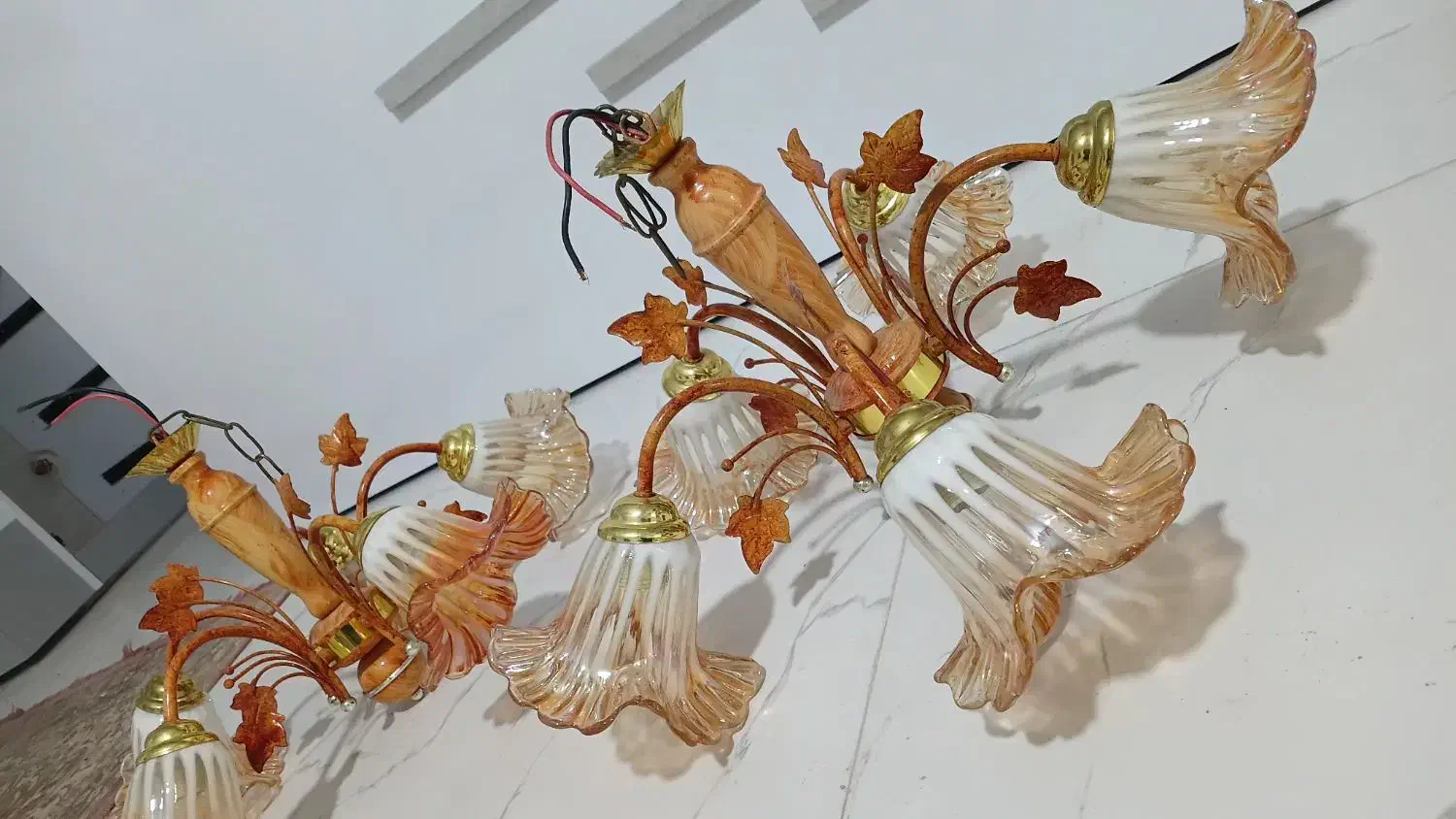 2عدد لوستر سالم|لوستر و چراغ آویز|ارومیه, |دیوار