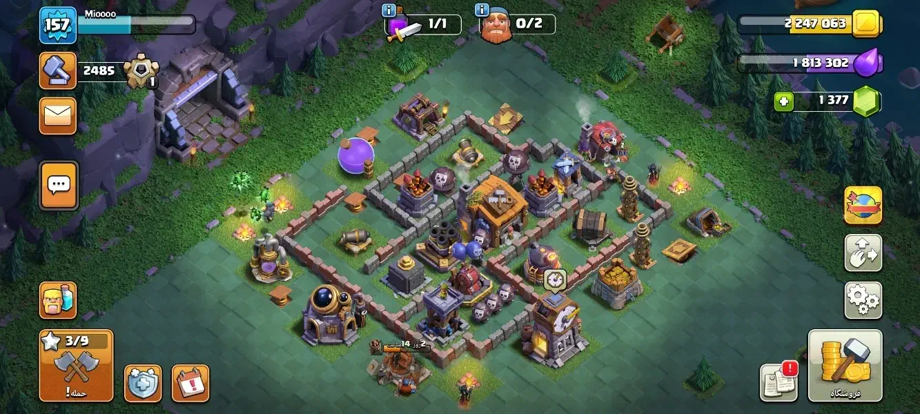 فروش اکانت کلش lvl 157 تاون هال 13 (قابل انتقال)|کنسول، بازی ویدئویی و آنلاین|تهران, باغ فیض|دیوار