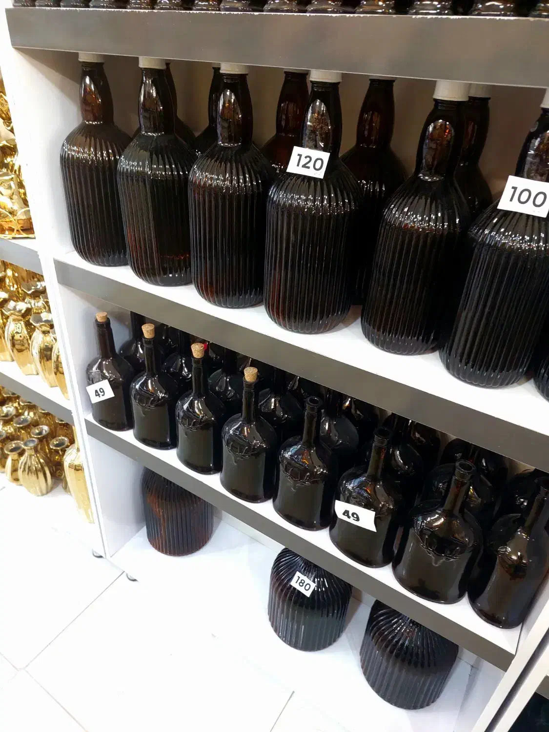 بطری شیشه ای آبغوره چوب پنبه|ظروف نگهدارنده، پلاستیکی، یک‌بارمصرف|مشهد, سازمان آب|دیوار