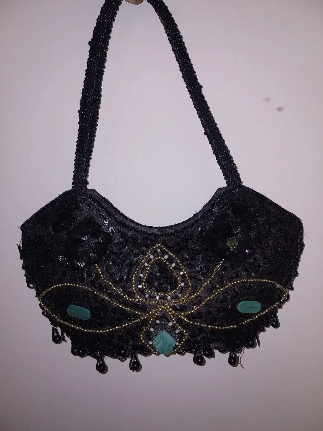 کیف مهره دوزی|کیف، کفش، کمربند|شیراز, چوگیاه|دیوار