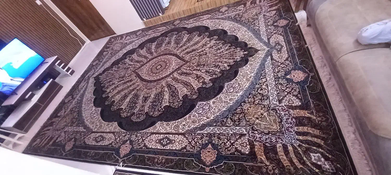 ۲ تخته فرش ۱۲متری نگین مشهد ۷۰۰شانه|فرش|مشهد, طبرسی شمالی|دیوار