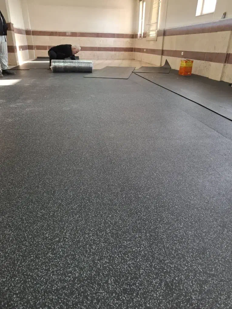 کفپوش گرانولی رولی باشگاه بدنسازی مدل +Galaxy|تجهیزات ورزشی|چهاردانگه (تهران), |دیوار