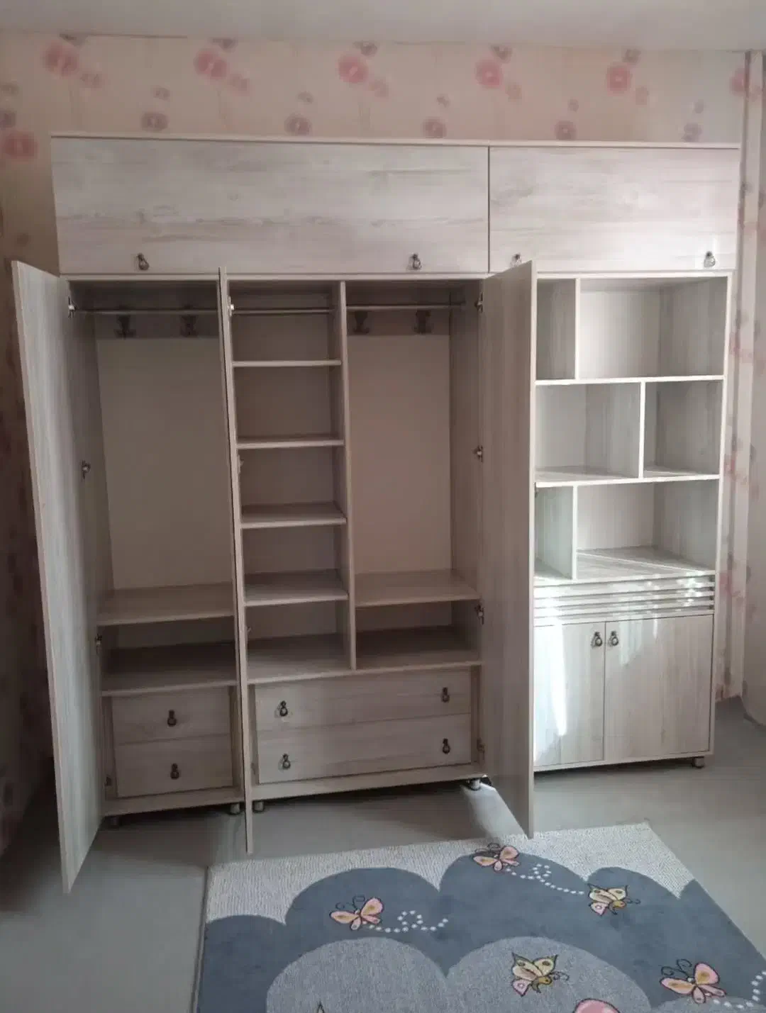 رگال کمدلباس دراوردلاور کمد لباس جاکفشی عرض 1/5|جاکفشی، کمد، دراور|مشهد, نکاح|دیوار